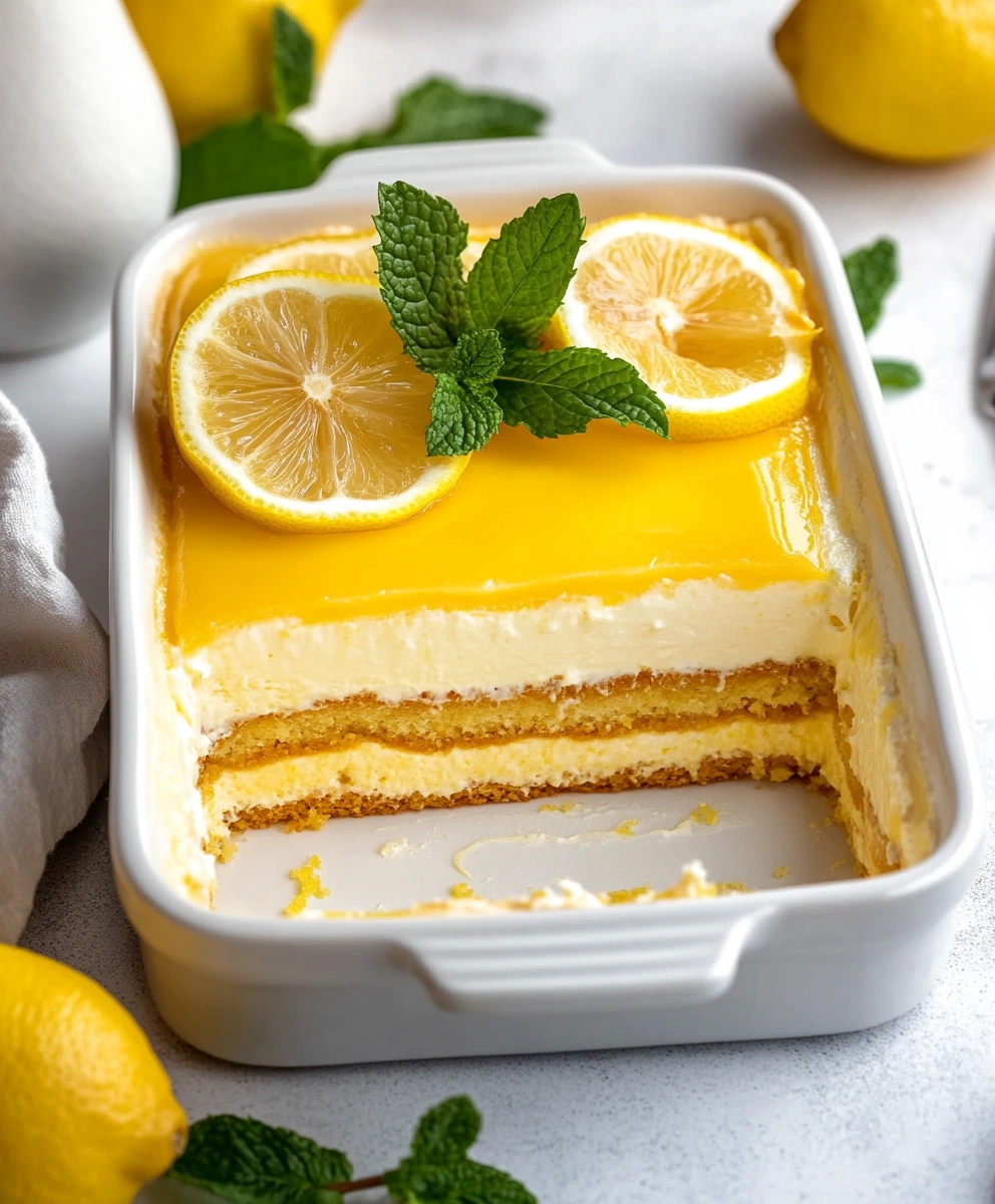 lemon tiramisu