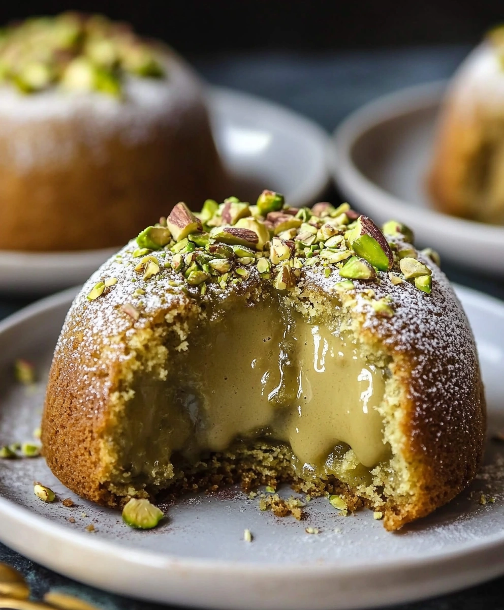 Pistachio Lava Cake