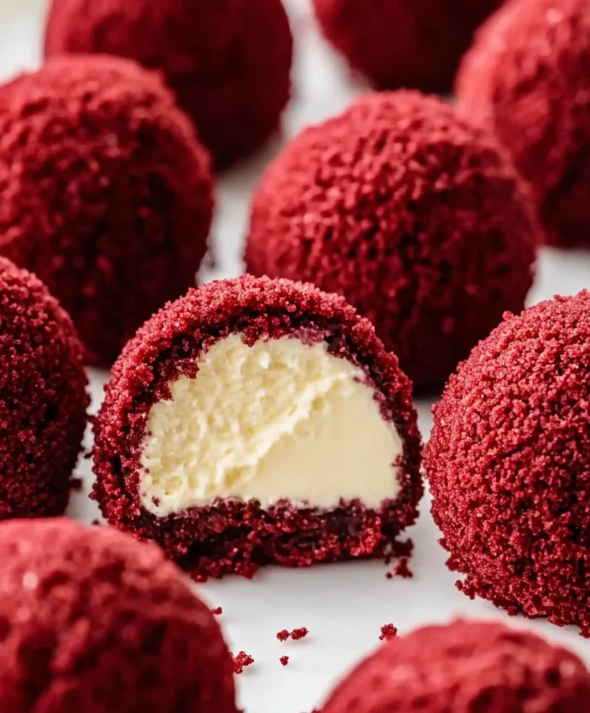 Red Velvet Cheesecake Bites
