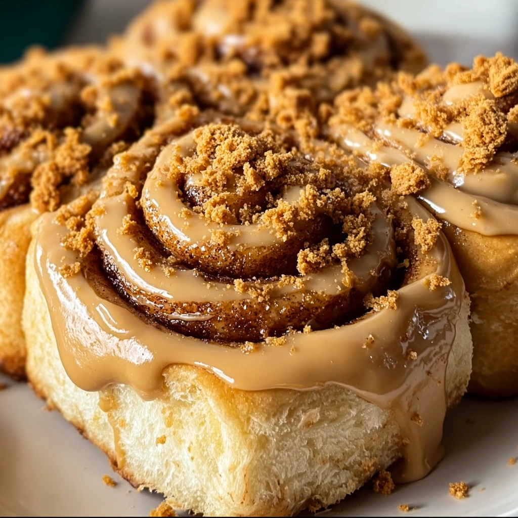 Biscoff Cookie Butter Cinnamon Rolls