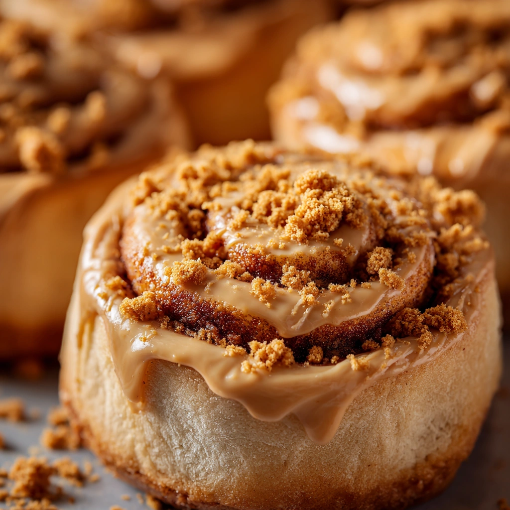 Biscoff Cookie Butter Cinnamon Rolls