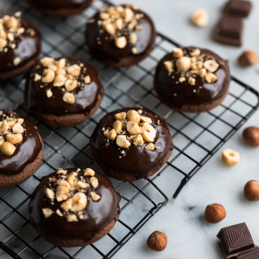 Chocolate Hazelnut Crunch Cookies