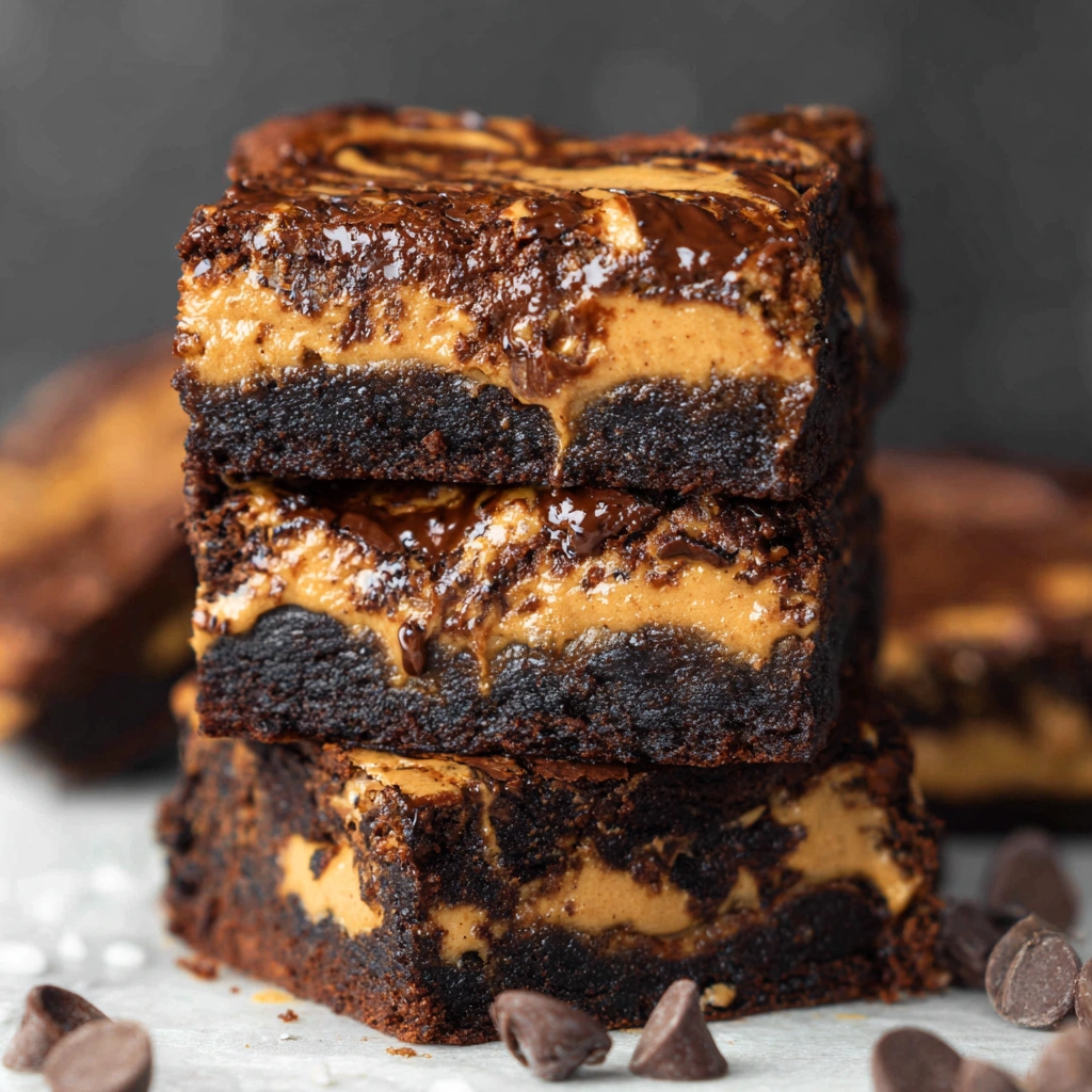 Chocolate Peanut Butter Brownies