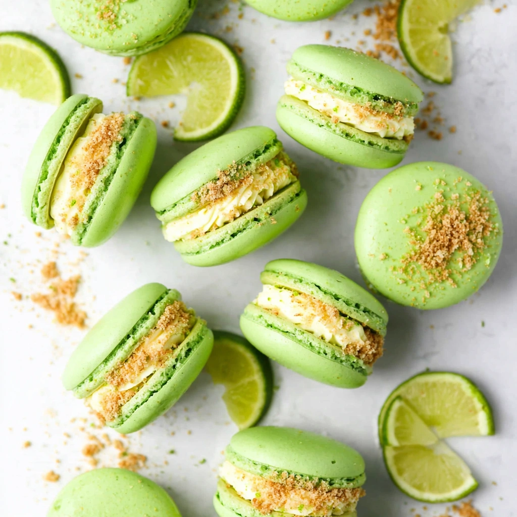 Key Lime Pie Macarons