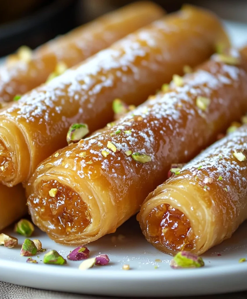 Moroccan Honey and Almond Cigars