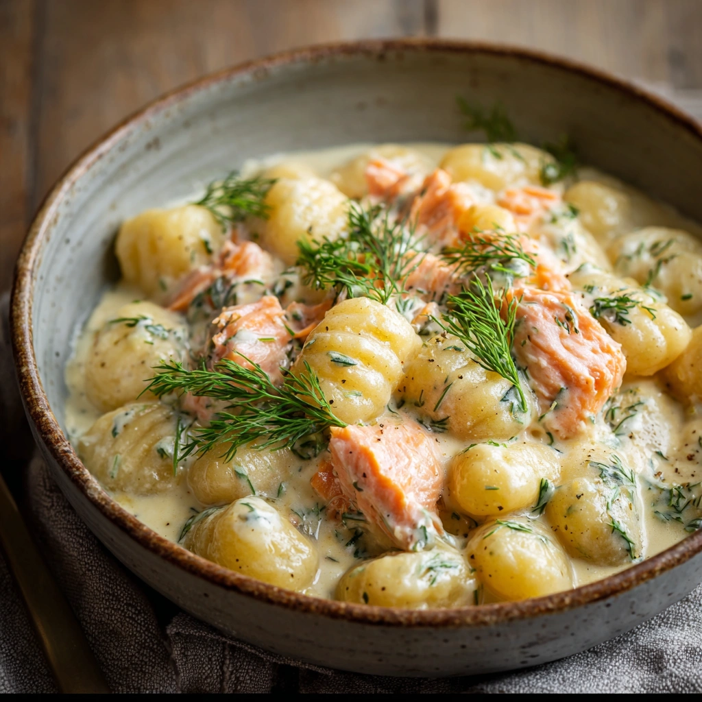 Salmon Gnocchi
