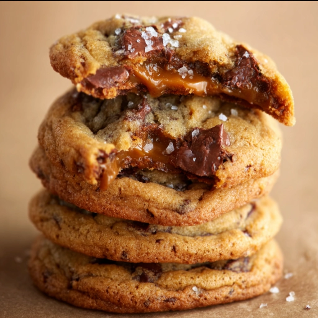 Salted Caramel Chocolate Cookie