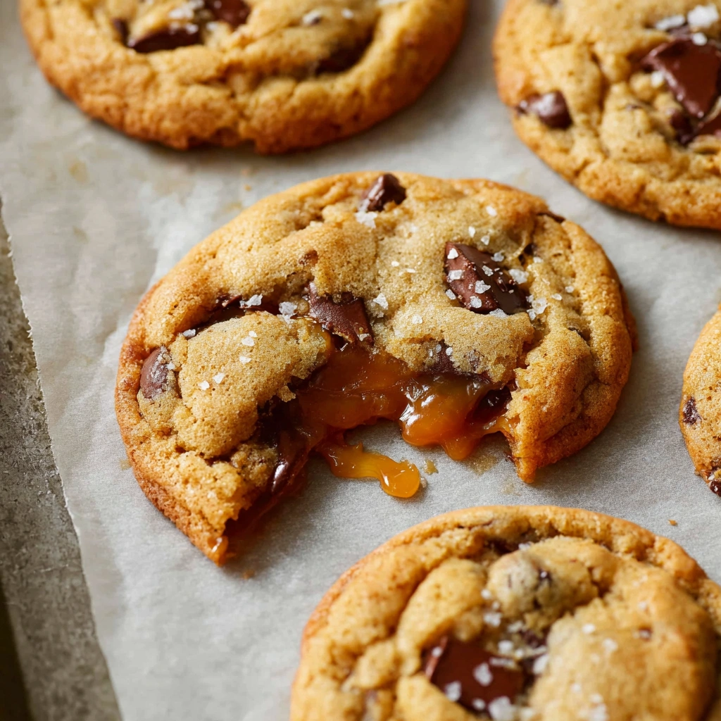 Salted Caramel Chocolate Cookie