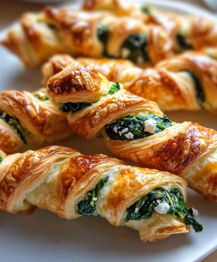 Spinach Feta Twists