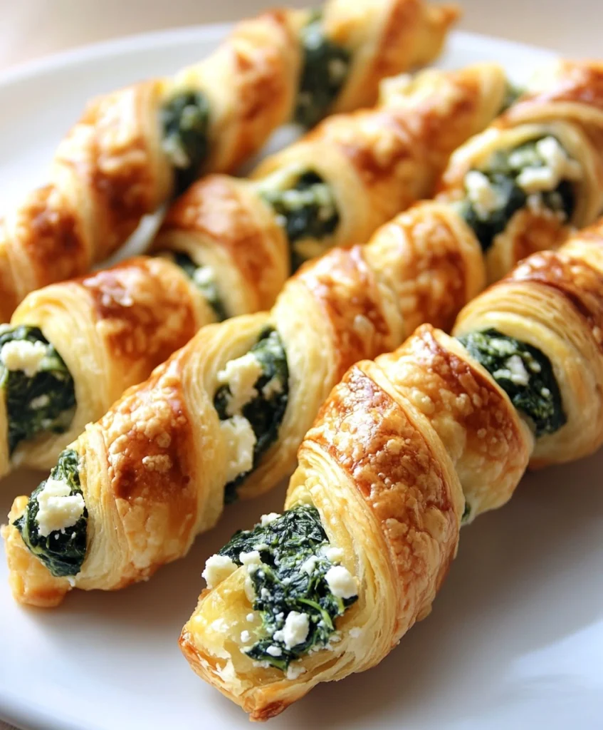Spinach Feta Twists