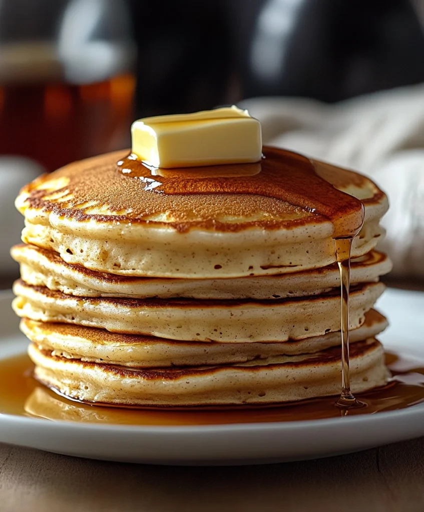 Vanilla Cinnamon Buttermilk Pancakes