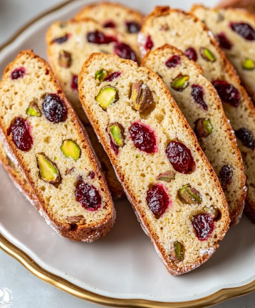 Cranberry Pistachio Biscotti