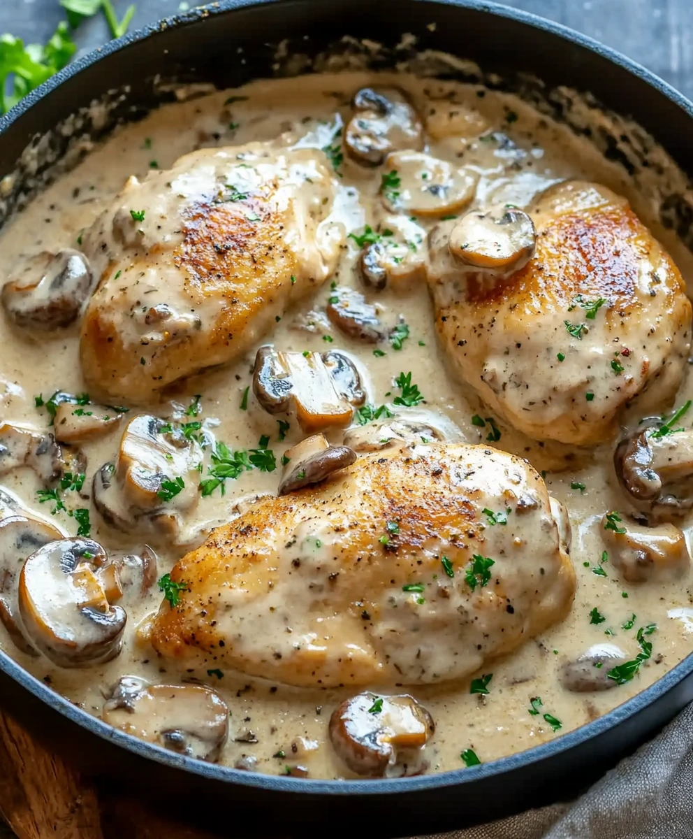 Creamy Mushroom Chicken