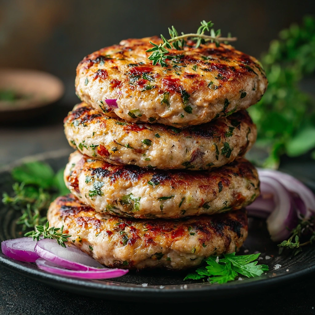 Greek Chicken Burgers