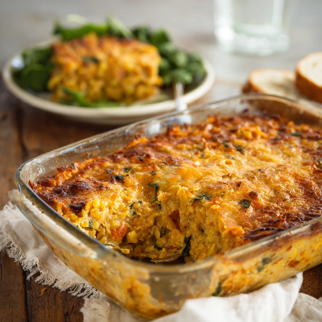 Very Veggie Lentil Bake
