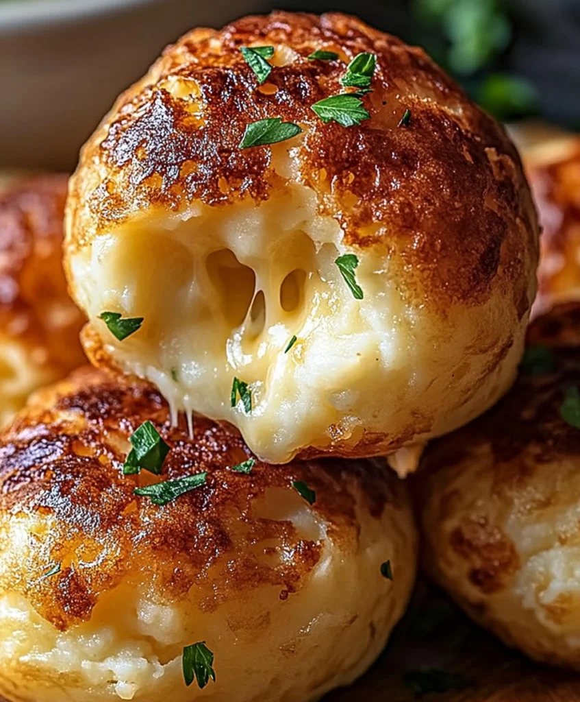 Mashed Potato Cheese Puffs
