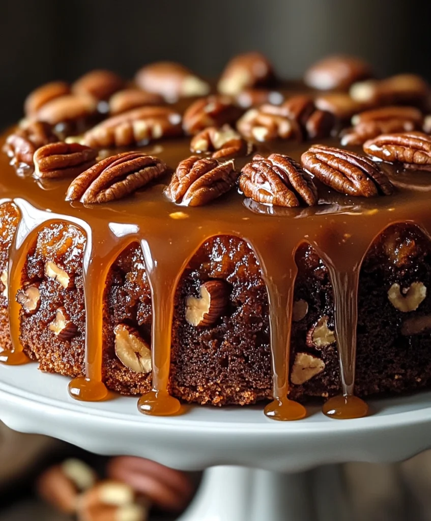 Pecan Upside Down Cake
