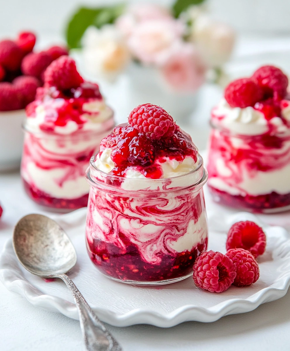 Raspberry Fool with Whipped Mascarpone
