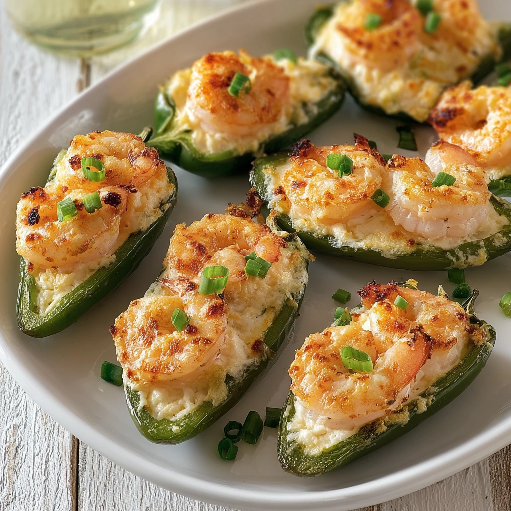 Shrimp Stuffed Jalapeño Poppers