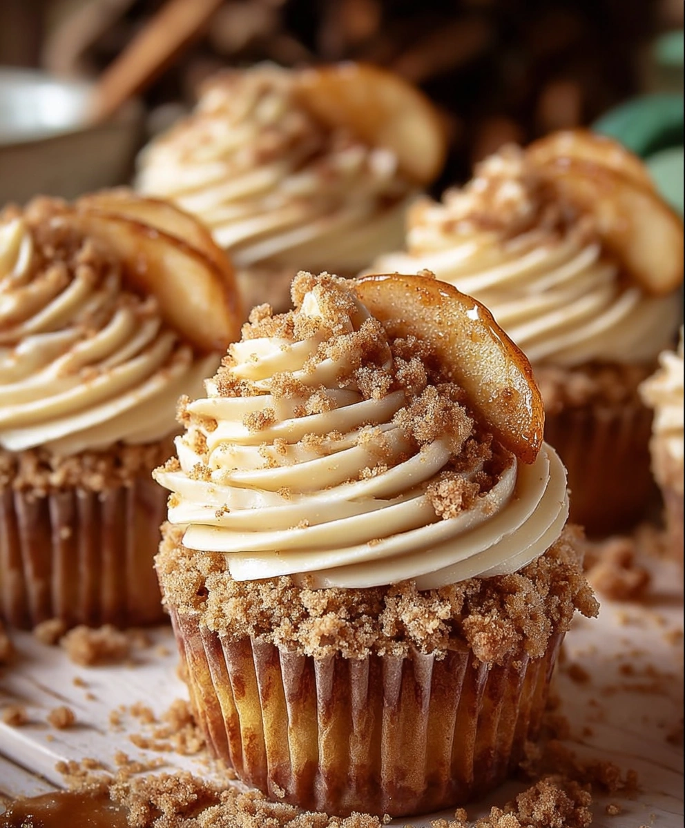 Apple Crumble Cupcakes