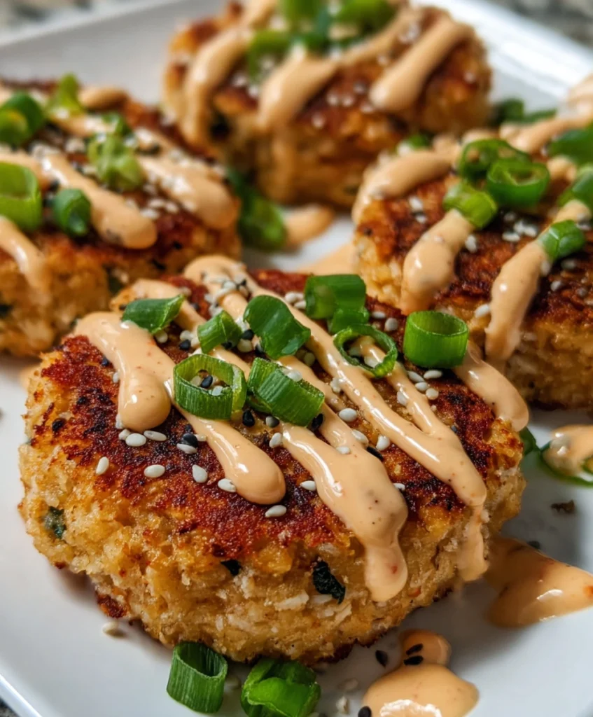 Asian Tuna Cakes with Spicy Mayo