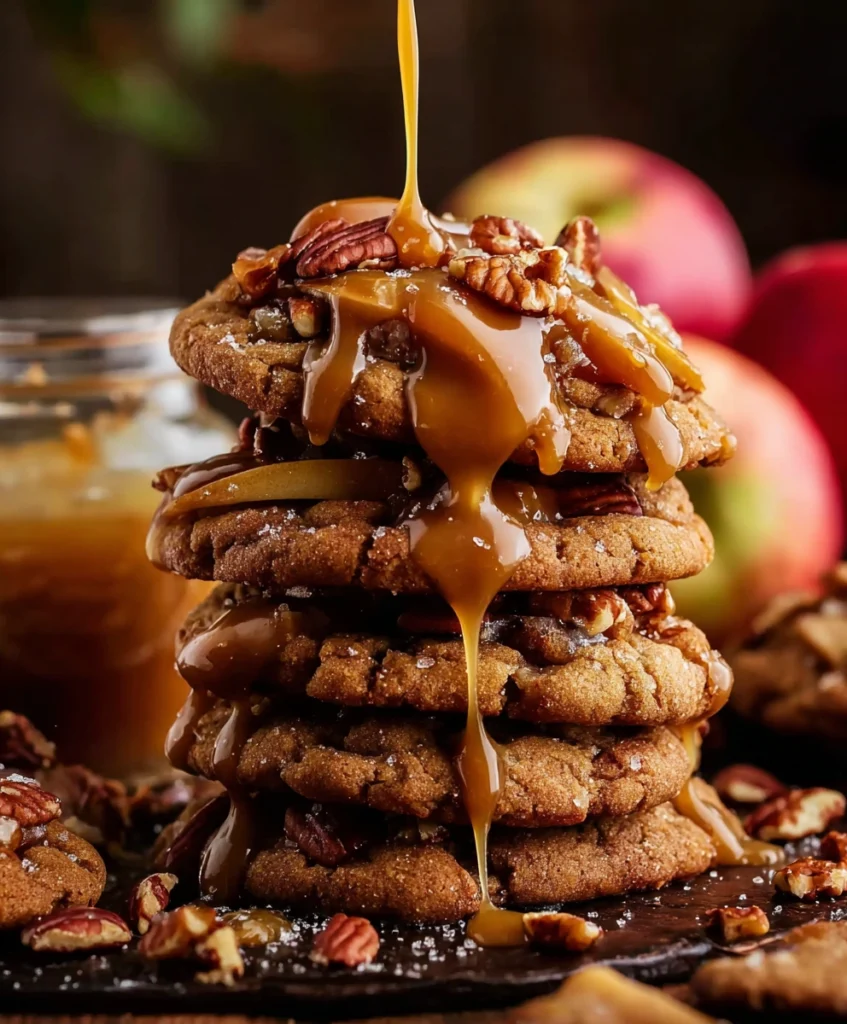 Caramel Apple Cookies
