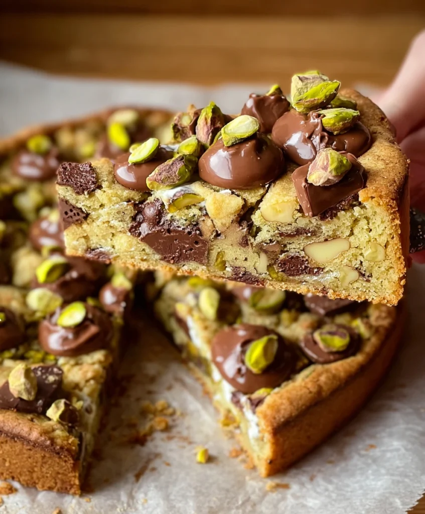 Cookie Pizza Pistachio Milk Chocolate