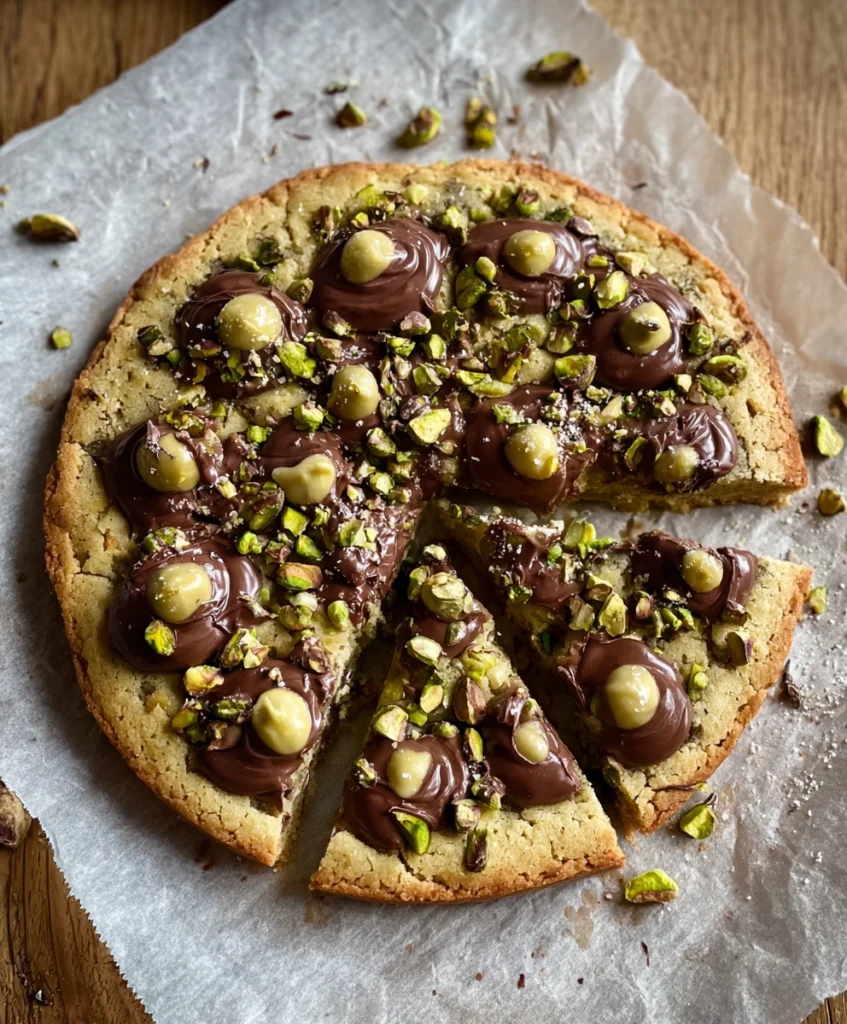 Cookie Pizza Pistachio Milk Chocolate