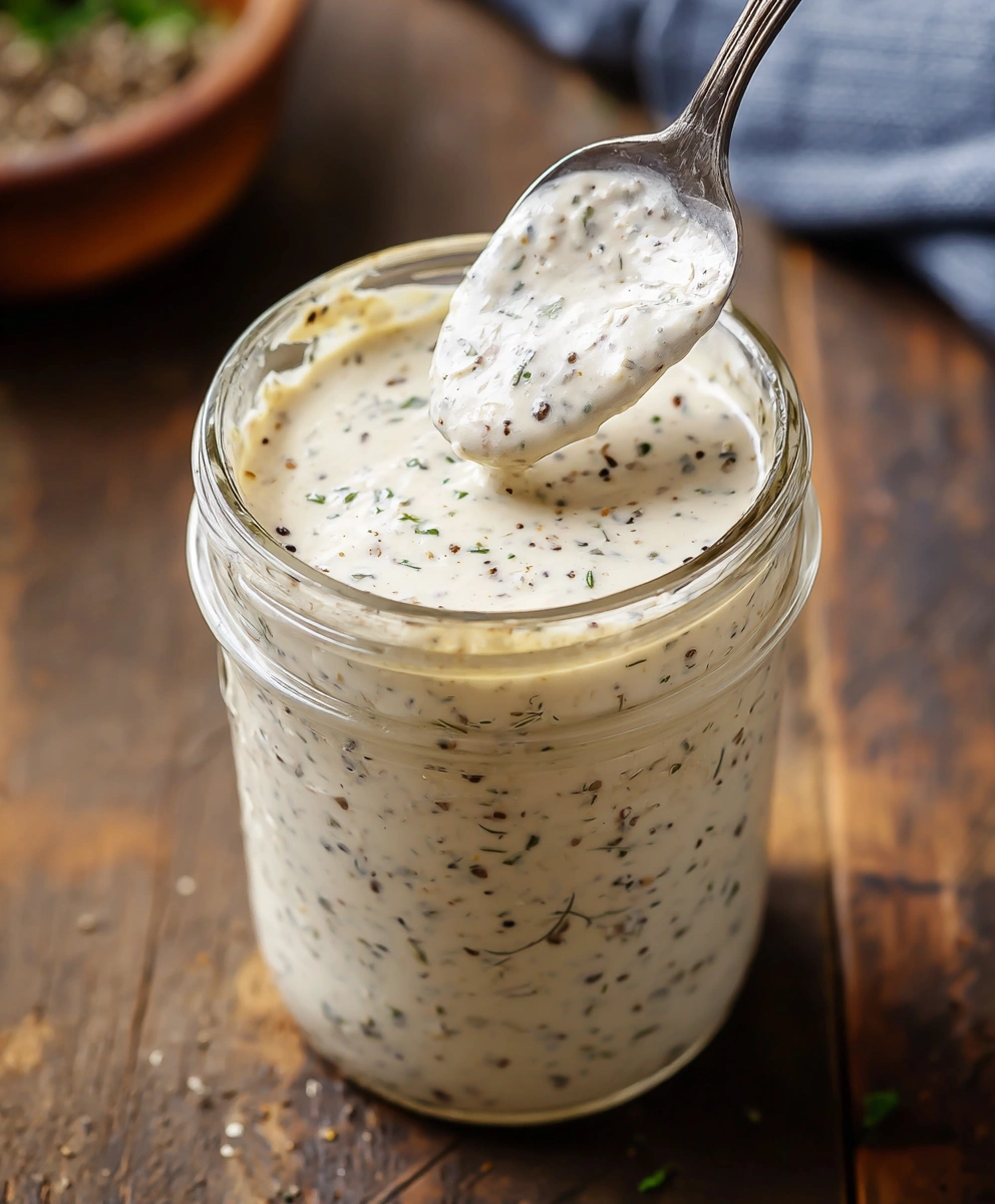 Creamy Parmesan Peppercorn Dressing