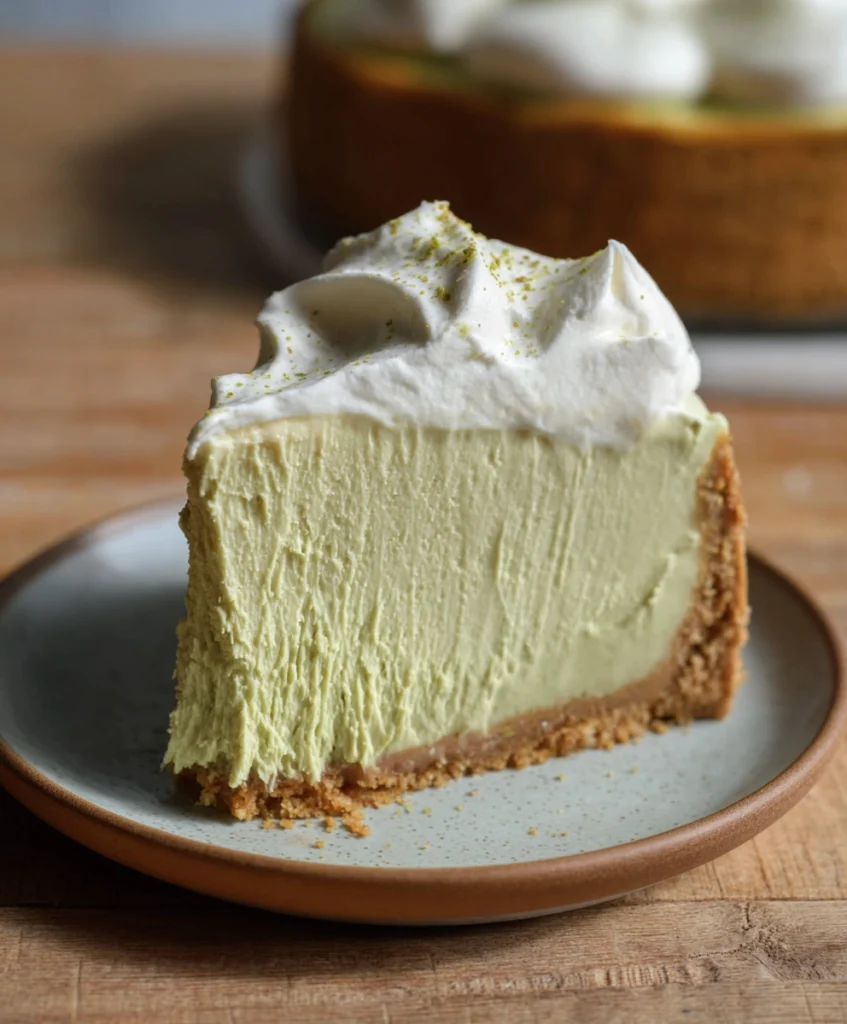 Creamy Pistachio Cheesecake