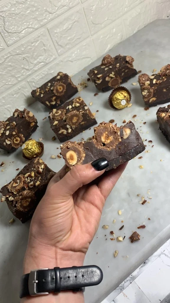 Ferrero Rocher Fudge Brownies