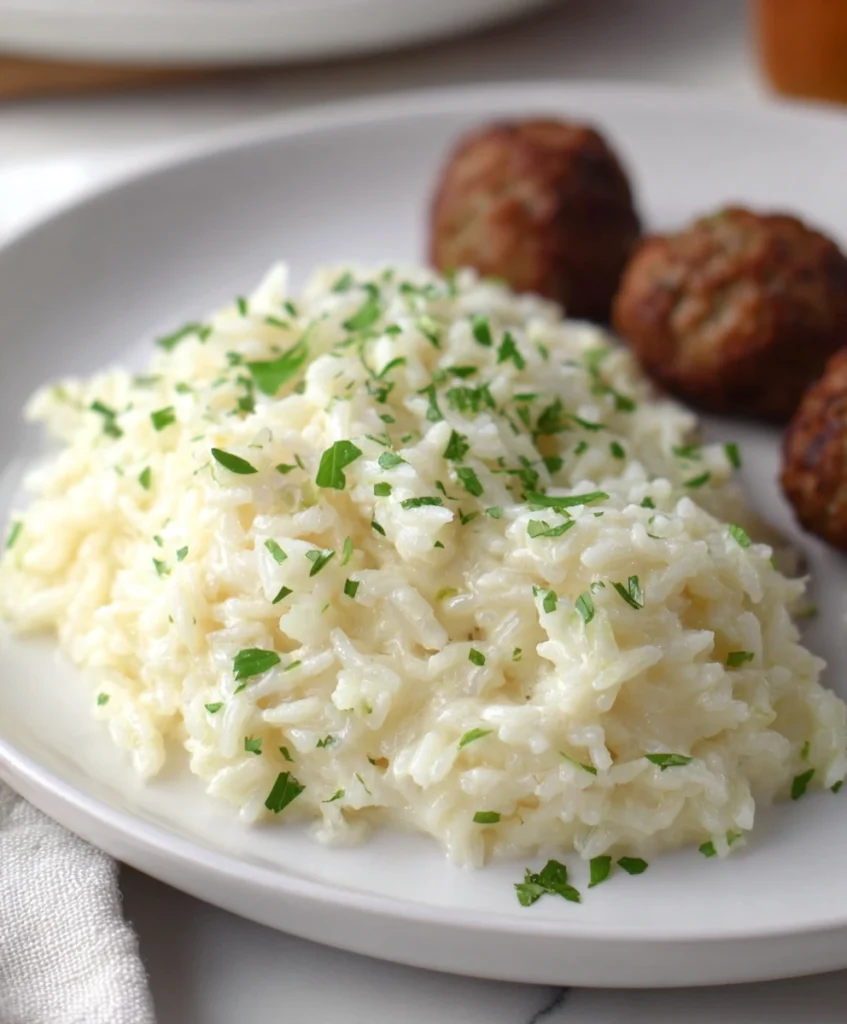 Garlic Parmesan Rice
