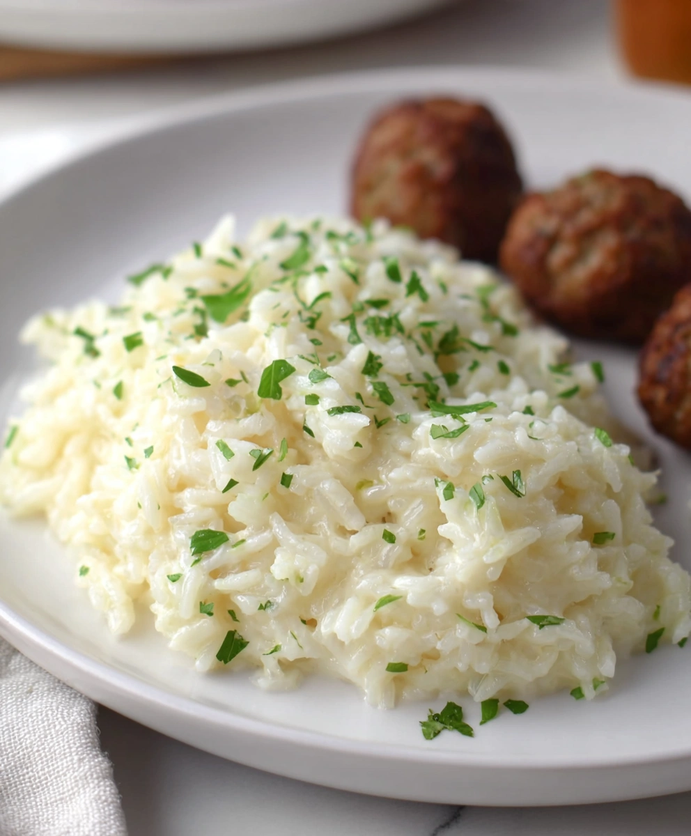 Garlic Parmesan Rice