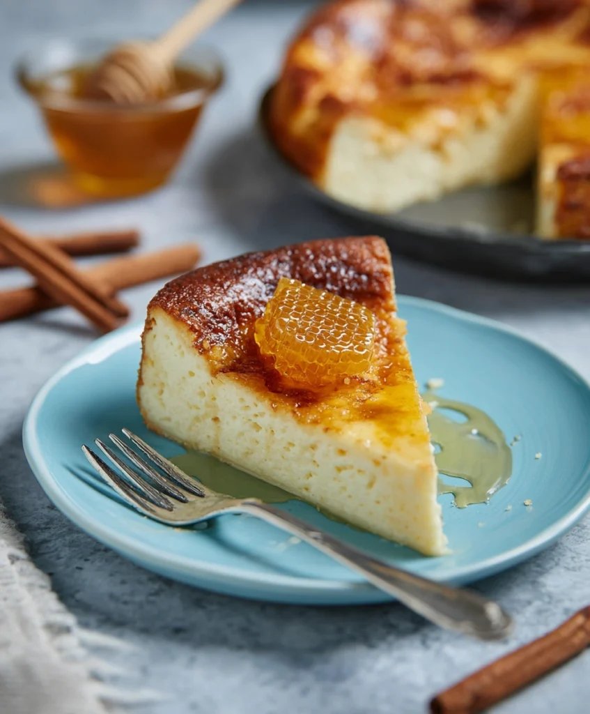 Greek Honey Ricotta Pie (Melopita)