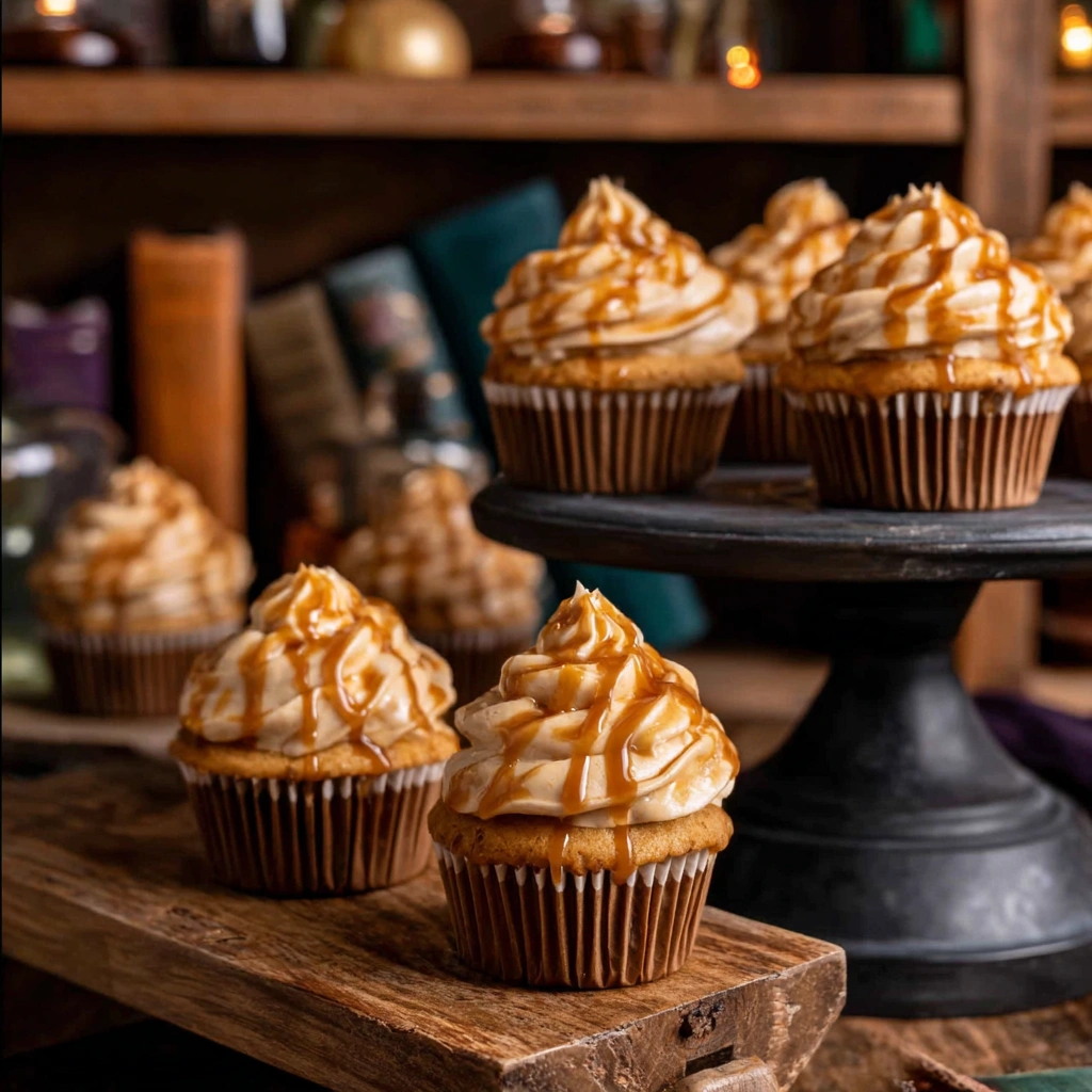 Harry Potter Butterbeer Cupcakes