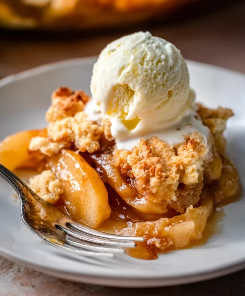 Homemade Apple Cobbler