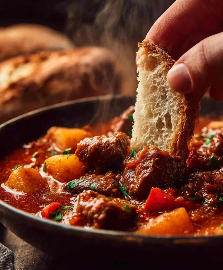 Hungarian Goulash (Beef Stew-Soup)