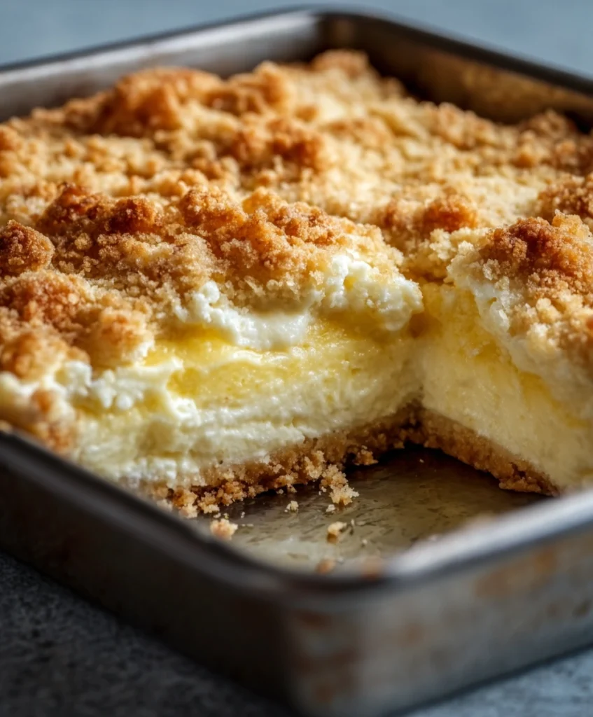 Lemon Cream Cheese Dump Cake