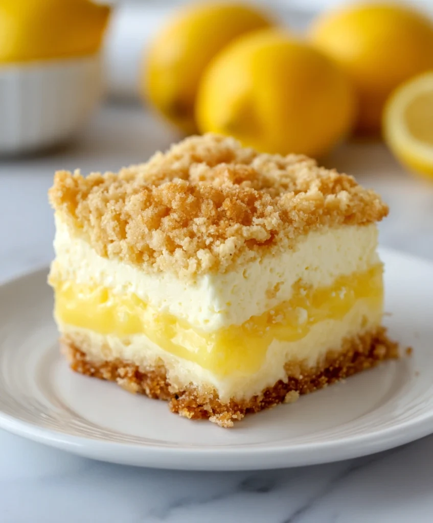 Lemon Cream Cheese Dump Cake