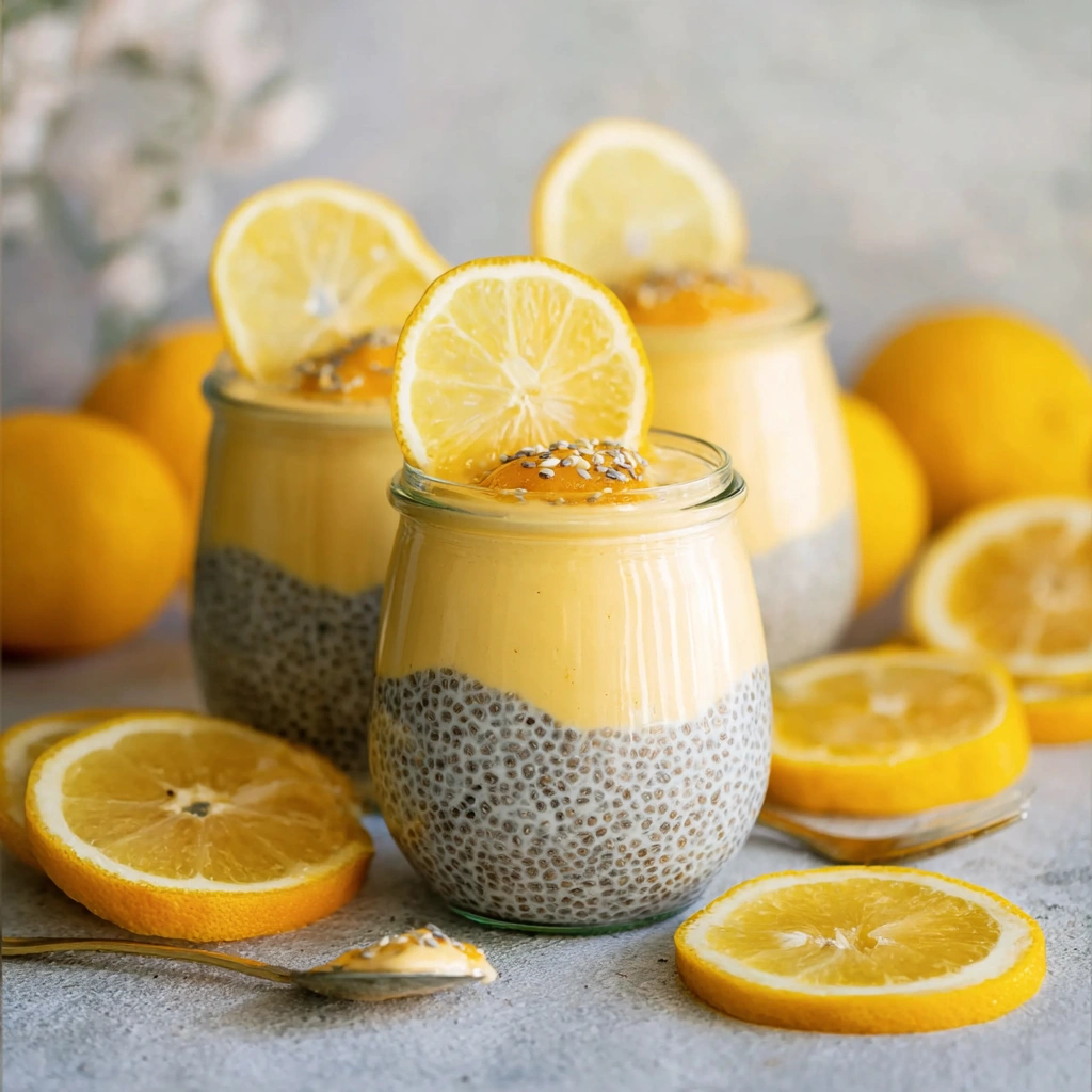 Lemon Cream Chia Pudding