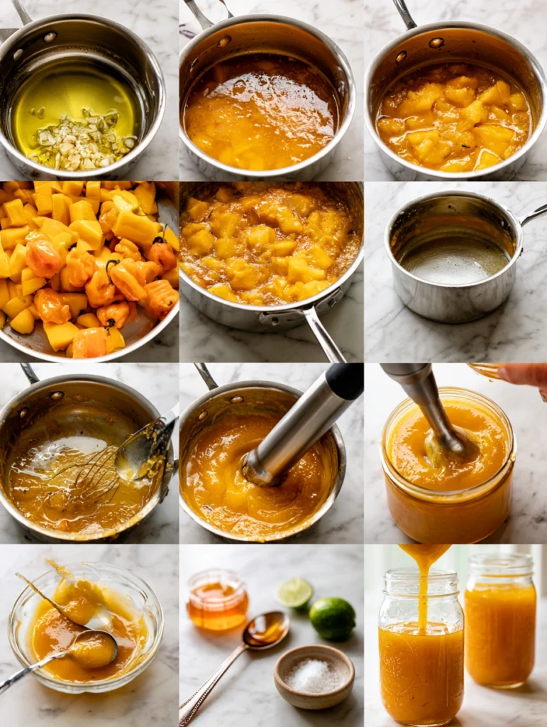 Mango Habanero Honey Garlic Sauce Recipe