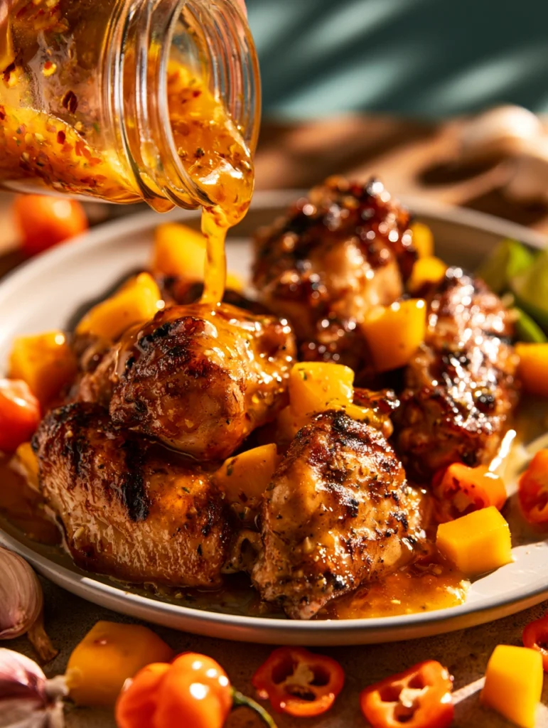 Mango Habanero Honey Garlic Sauce Recipe