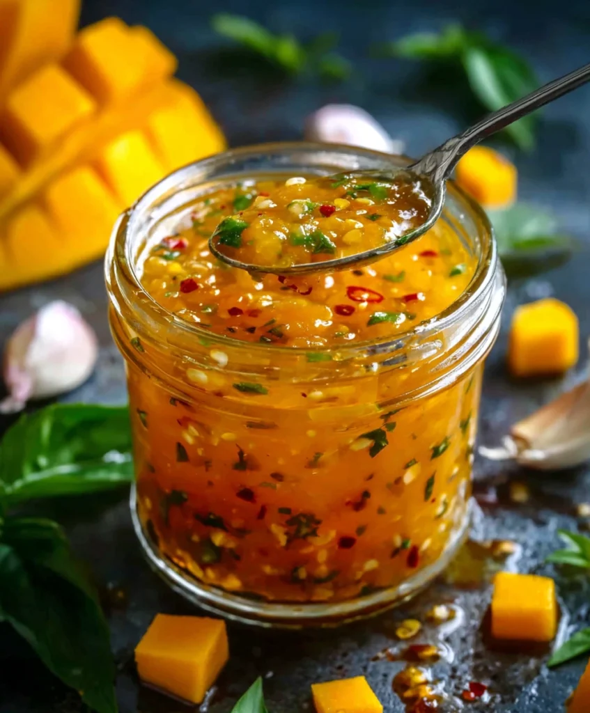Mango Habanero Honey Garlic Sauce