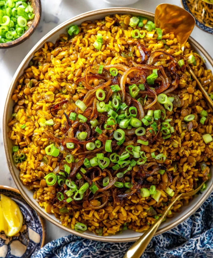 Mujadara (Lentils and Rice)