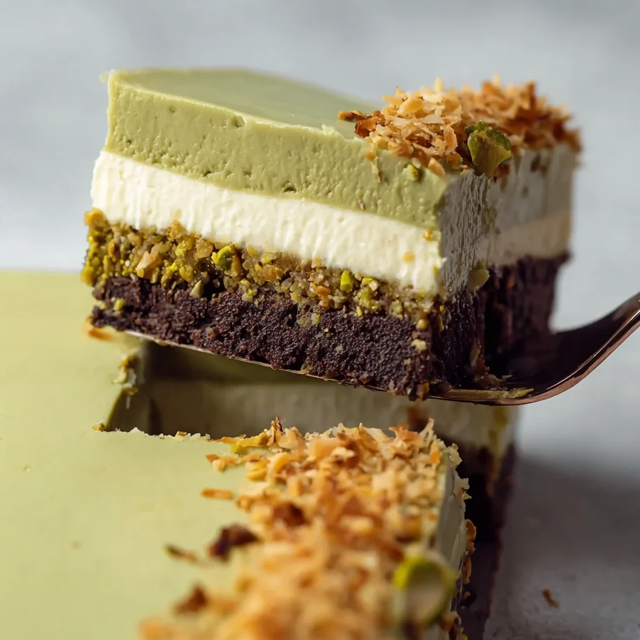 No Bake Vegan Dubai Cheesecake Bars