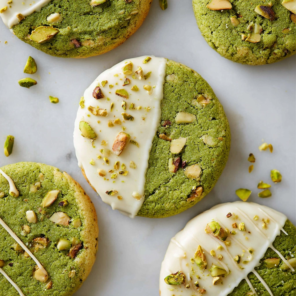 Pistachio Matcha Cookies