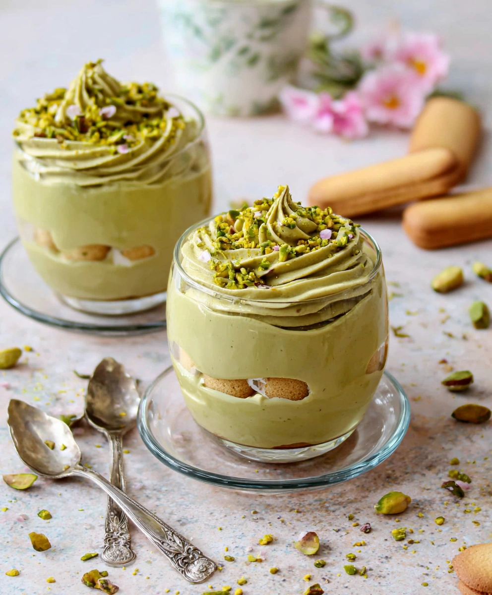 Pistachio Tiramisu: an easy, no-bake dessert recipe