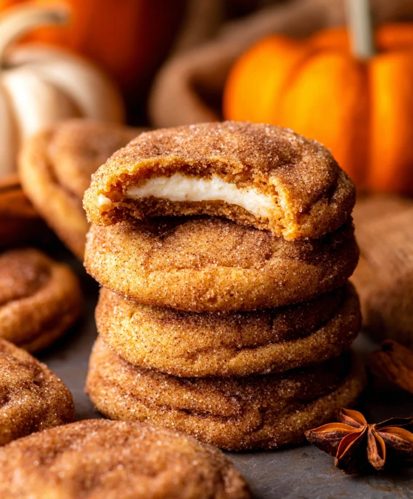 Pumpkin Cheesecake Cookies