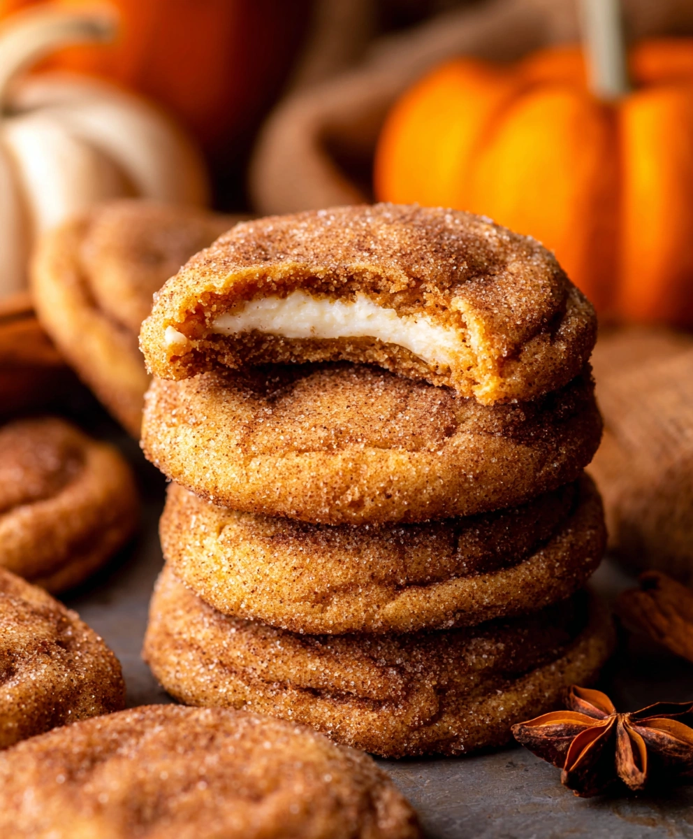 Pumpkin Cheesecake Cookies
