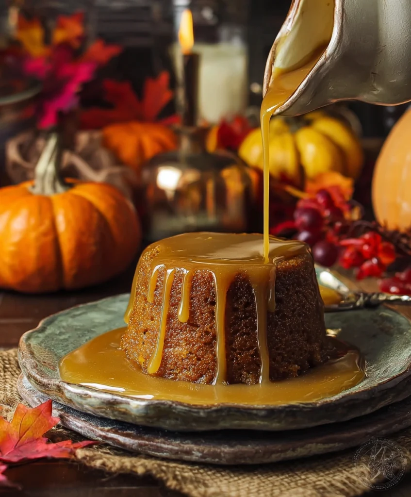 Sticky Butterbeer Pudding